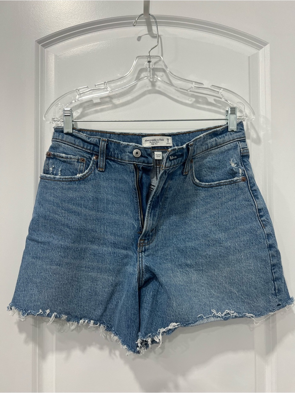 Abercrombie & Fitch Curve Love High-Rise Dad Short